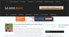 Desktop Screenshot of laligablog.com